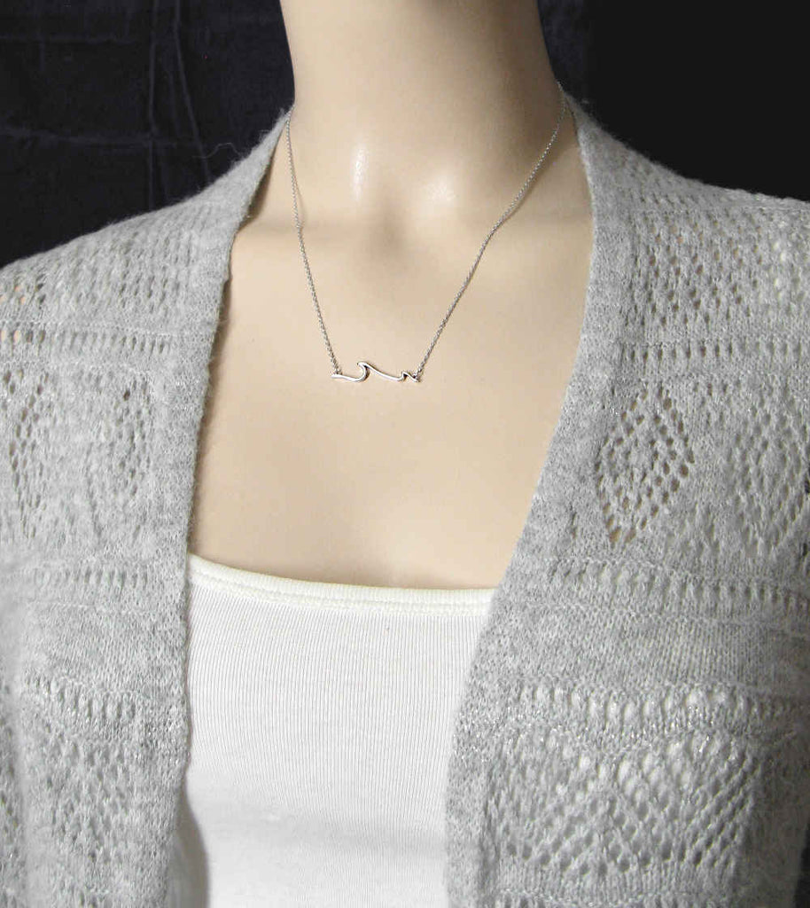 Double Wave Symbol Necklace | Woot & Hammy