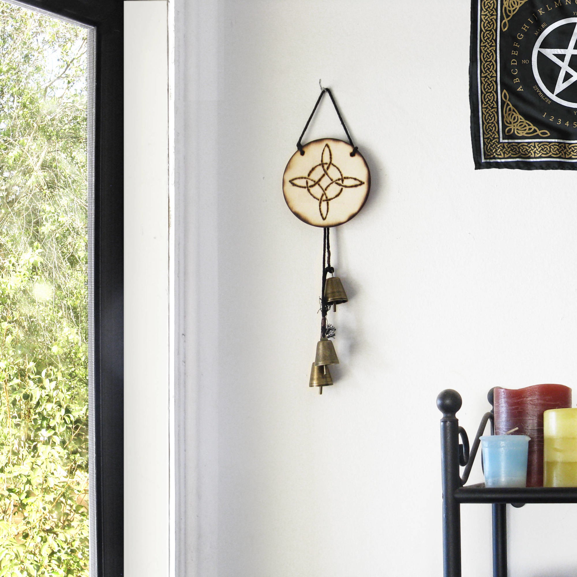 Witch's Bell Witch's Knot 3 Bells Handcrafted Protection