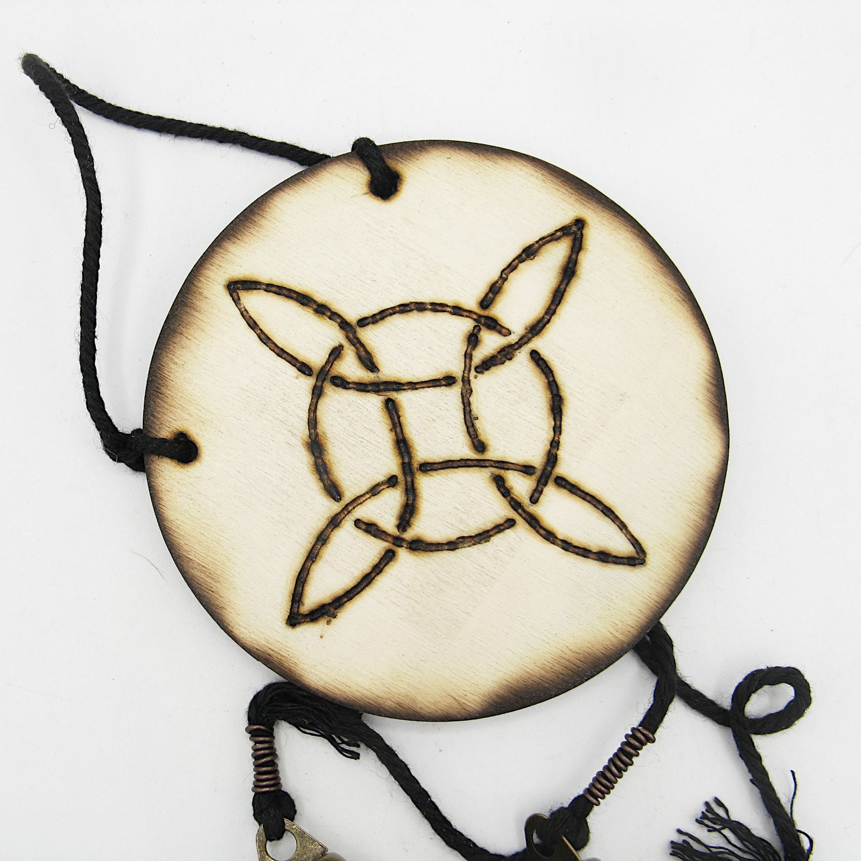 Witch's Bell Witch's Knot 3 Bells Handcrafted Protection