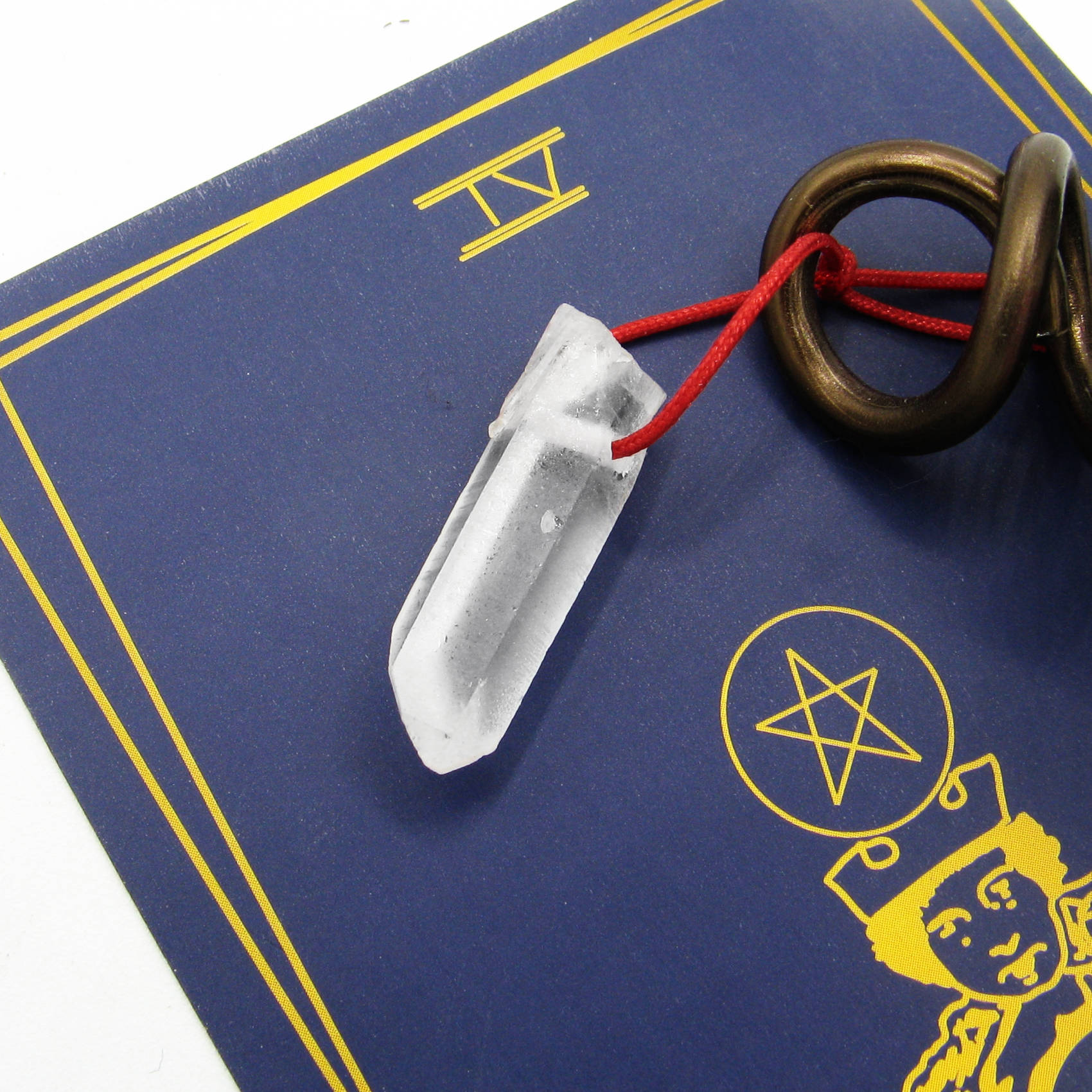 Witch's Bell Spiral Healing Raw Quartz