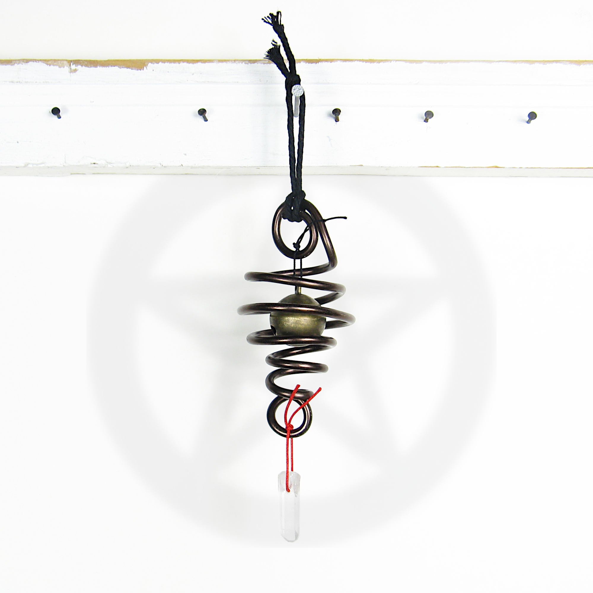 Witch's Bell Spiral Healing Raw Quartz