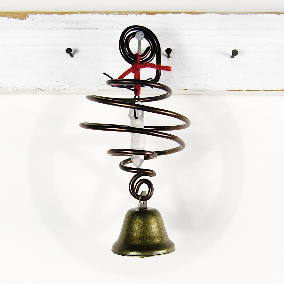 Hanging Witch's w/ Spirals and Raw Quartz Point Handmade Energy Cleansing Protection Healing Pagan Wiccan Sacred Space Rustic Primitive Quirky | Woot & Hammy