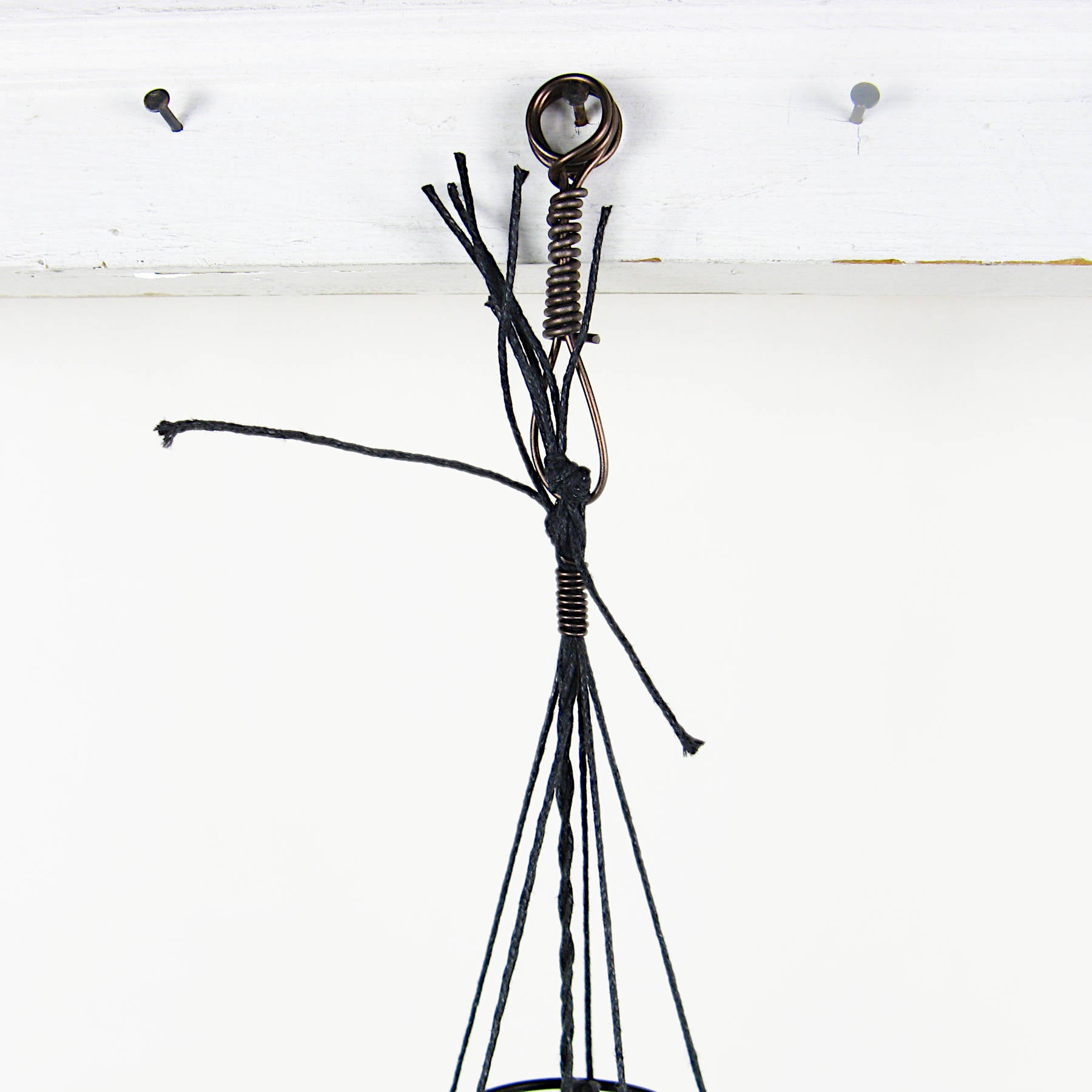 Soft-Sounding Windchime Twigs Chunky Driftwood Bark Evil Eye and Pentacle Charms Handmade | Woot & Hammy