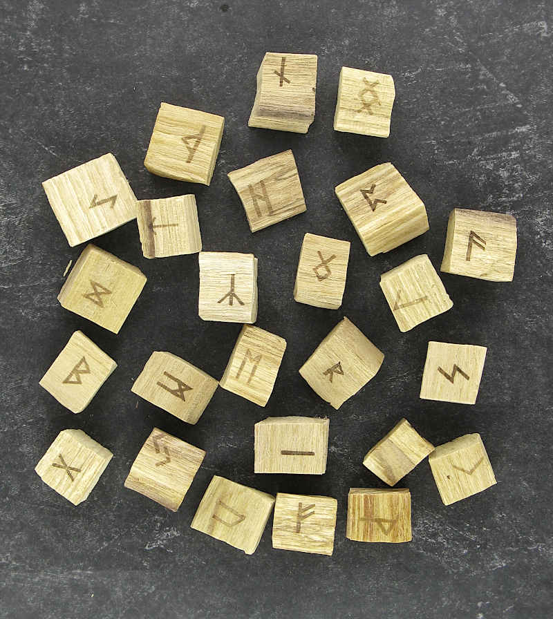 Palo Santo Tree 'Holy Wood' Runes Set | Woot & Hammy