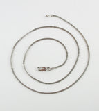 1.8 mm Rhodium-Plated Sterling Silver Curb Chain