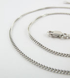 1.8 mm Rhodium-Plated Sterling Silver Curb Chain