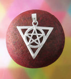 Cut-Out First Degree Wicca Pentacle Pendant