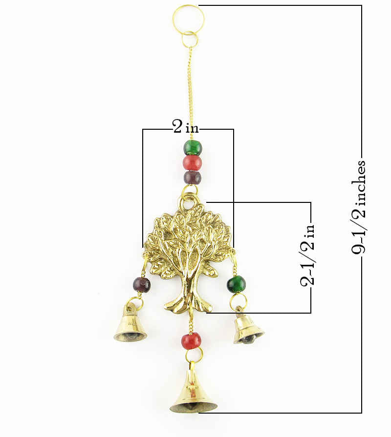 Tree of Life Wind Chime With 3 Bells | woot & hammy