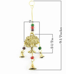 Tree of Life Wind Chime With 3 Bells | woot & hammy