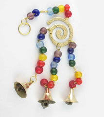 3-Bell Chakras Spiral Wind Chime | woot & hammy