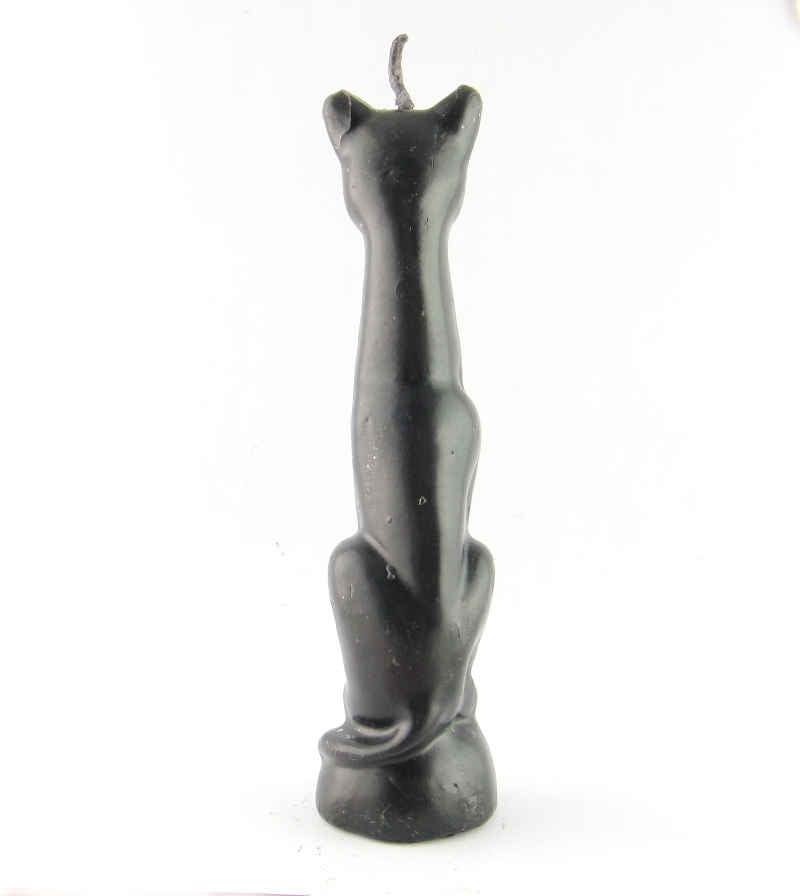  6 Inch Black Cat Candle  | woot & hammy