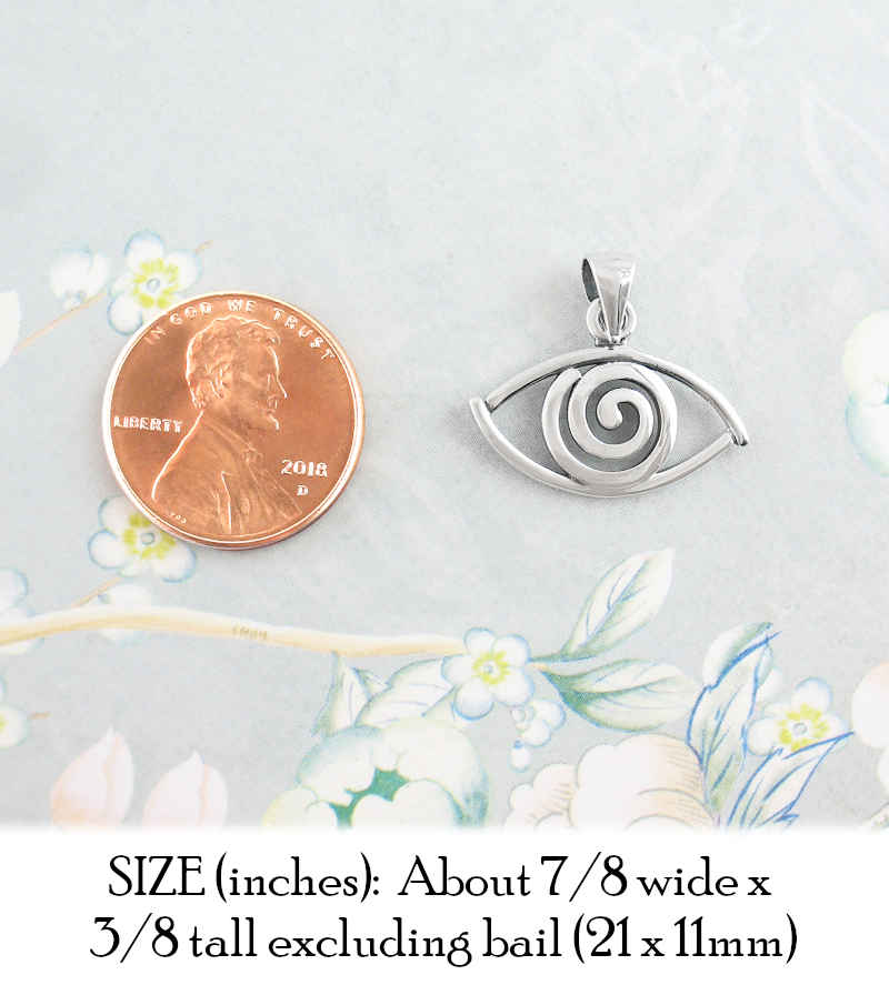 All-Seeing Eye With Spiral Cut-Out Pendant | Woot & Hammy