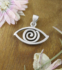 All-Seeing Eye With Spiral Cut-Out Pendant | Woot & Hammy