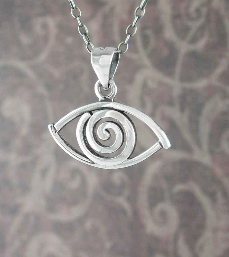 All-Seeing Eye With Spiral Cut-Out Pendant | Woot & Hammy