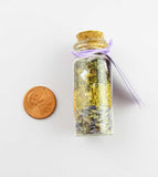 Anti-Stress Pocket Spell Bottle with Herbs & Stones