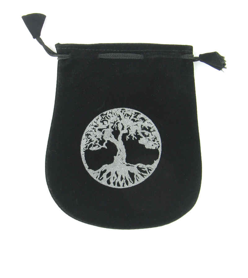 Tree of Life Velvet Pouch