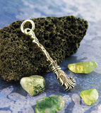 Little Besom or Broomstick Charm, Handmade Wiccan Pagan Witchy Jewelry