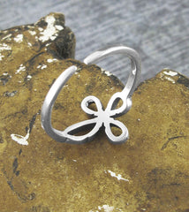 Horizontal Celtic Cross Toe / Midi Ring, Adjustable | Woot & Hammy