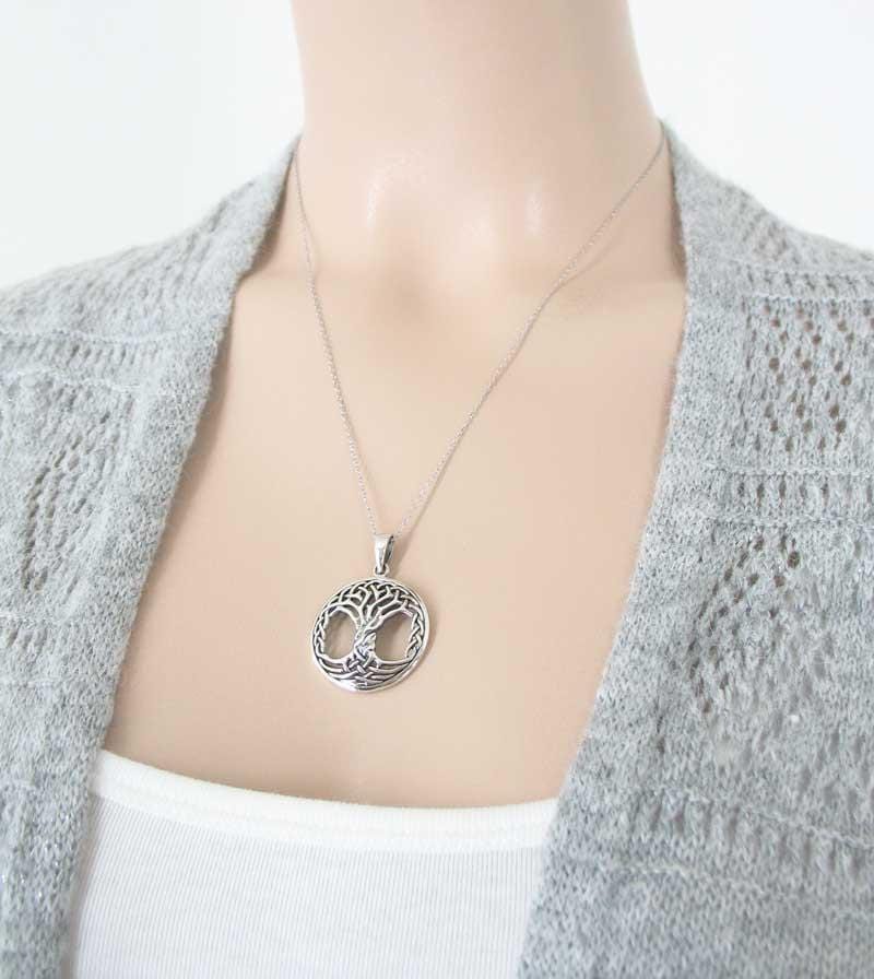 Intricate Celtic Knot Tree of Life Necklace - woot & hammy