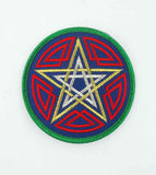 Embroidered Celtic Pentacle Sew-On Patch