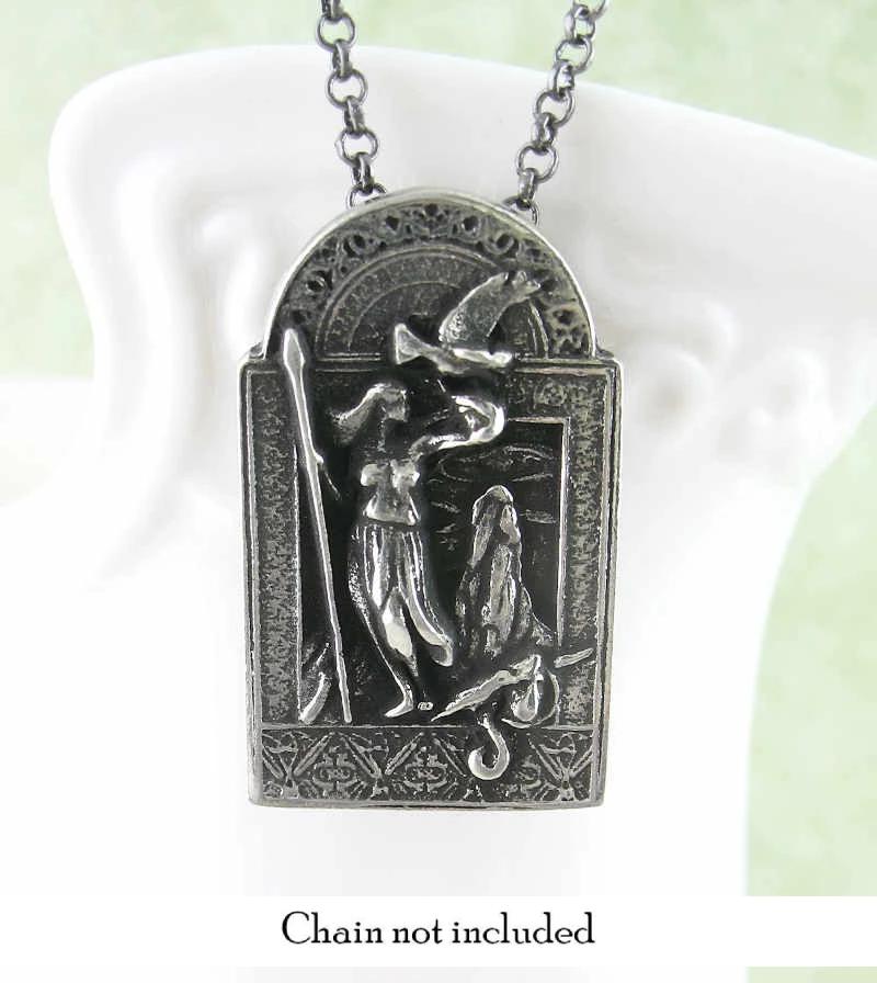 Celtic War Goddess The Morrigan Pewter Necklace | woot & hammy thoughtful jewelry
