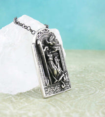 Celtic War Goddess The Morrigan Pewter Necklace | woot & hammy thoughtful jewelry