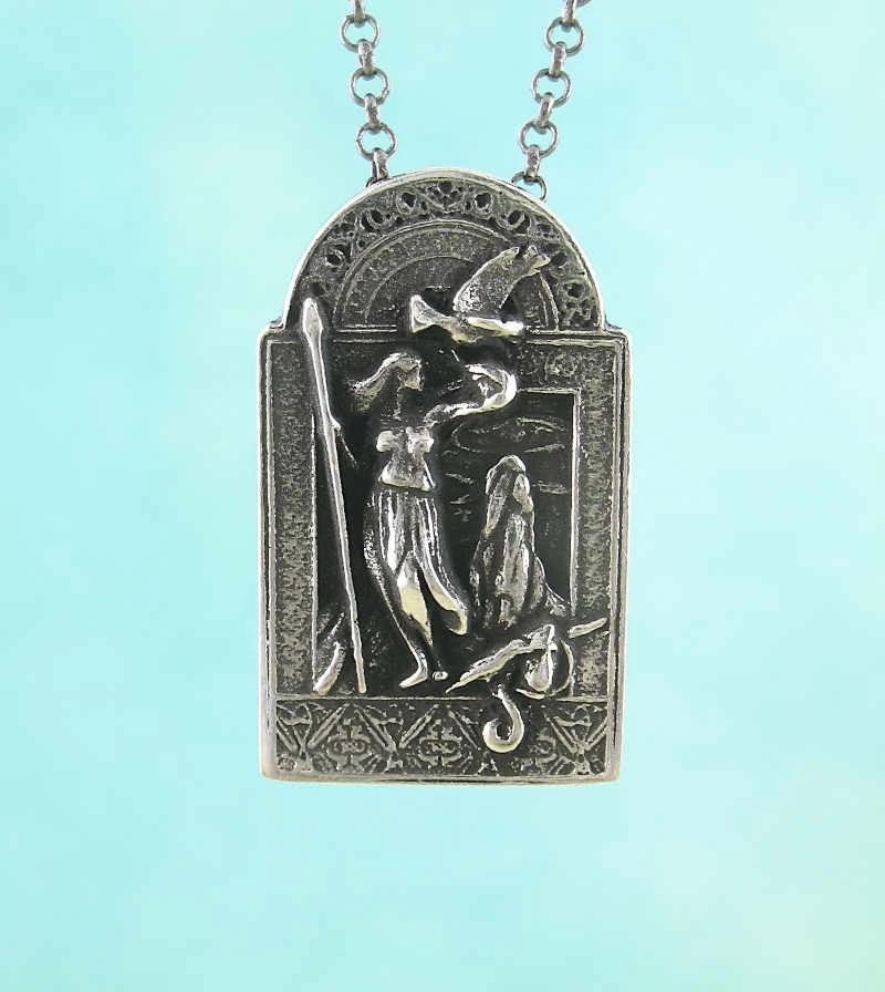 Celtic War Goddess The Morrigan Pewter Necklace | woot & hammy thoughtful jewelry