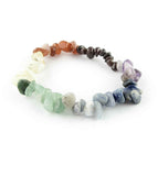 Natural Colorful Stone Chakra Stretch Bracelet | woot & hammy
