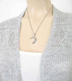 Crescent Moon With Celtic Knots Pendant | Woot & Hammy