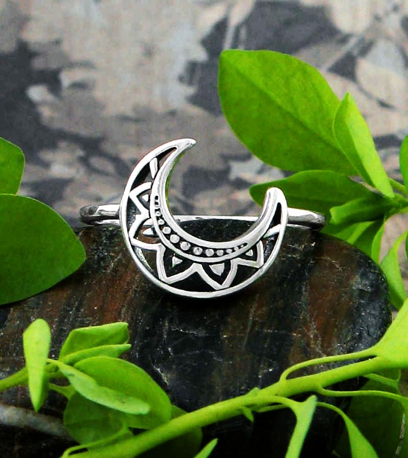 Exotic Crescent Moon Ring | Woot & Hammy