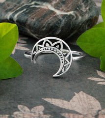 Exotic Crescent Moon Ring | Woot & Hammy