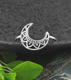 Exotic Crescent Moon Ring | Woot & Hammy