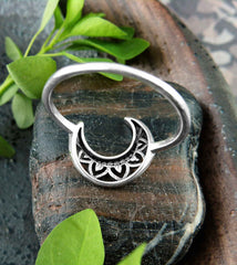 Exotic Crescent Moon Ring | Woot & Hammy