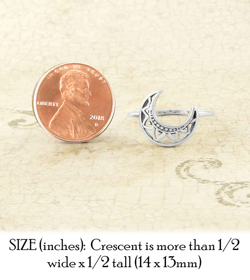 Exotic Crescent Moon Ring | Woot & Hammy