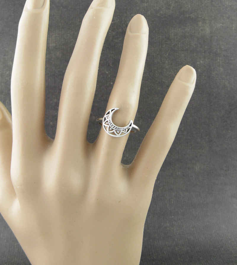 Exotic Crescent Moon Ring | Woot & Hammy