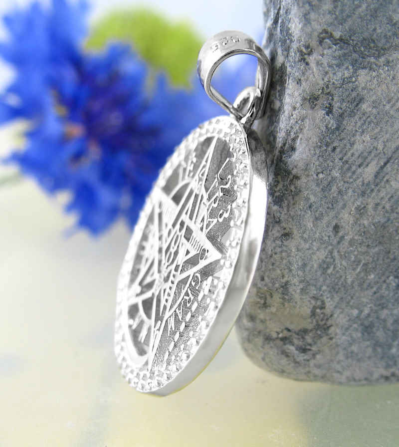 Tetragrammaton Pentacle Pendant With CZ Simulated Diamonds | woot & hammy