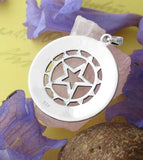 Round Zodiac Symbol Pendant With Cut-Out Star | Woot & Hammy