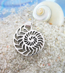 Chambered Nautilus Shell Necklace - woot & hammy