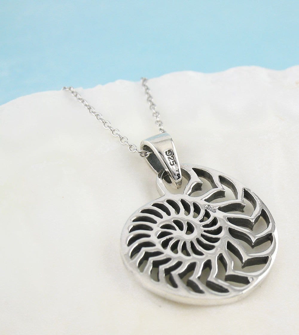 Chambered Nautilus Shell Necklace - woot & hammy