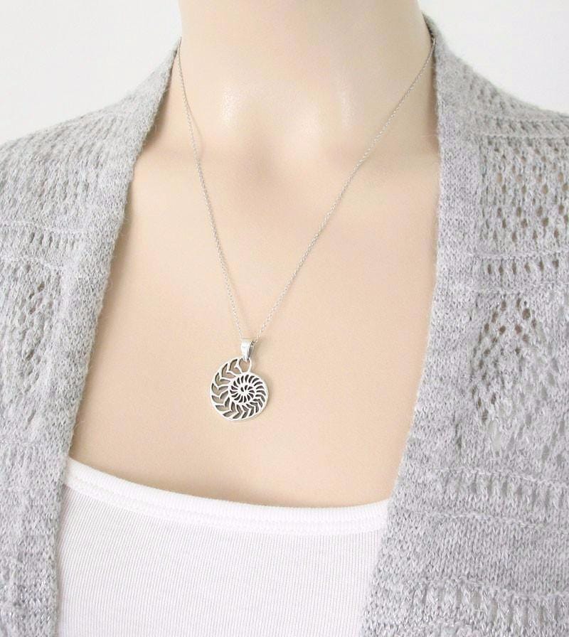 Chambered Nautilus Shell Necklace - woot & hammy