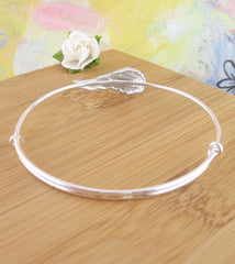 Elegant Angel Wing Adjustable Bangle - woot & hammy