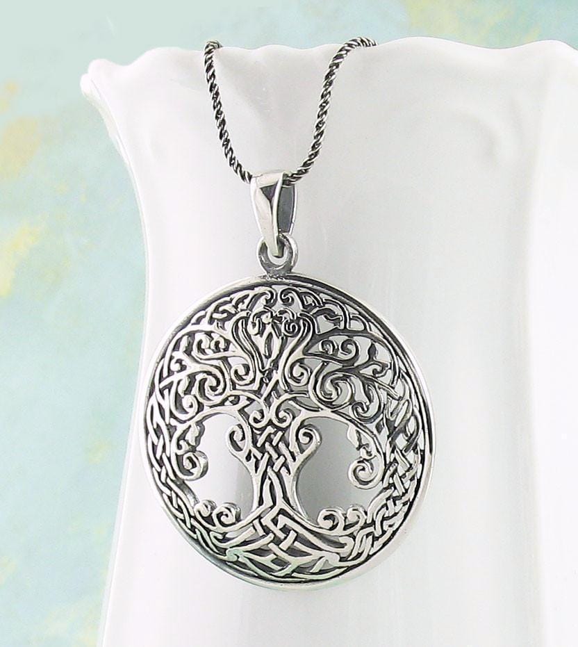 Ornate Celtic Tree of Life Necklace - woot & hammy