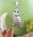 Striking Egyptian Owl Hieroglyph Necklace  | woot & hammy thoughtful jewelry