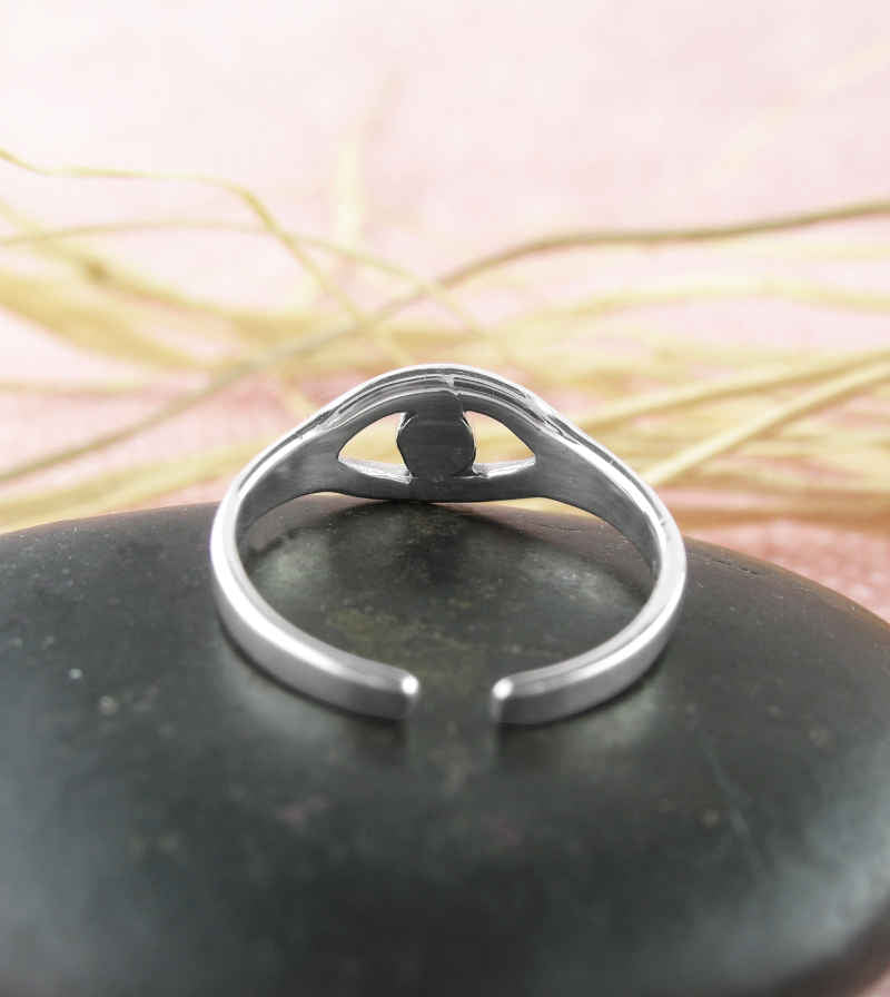 Protective Evil Eye Knot Midi Toe Adjustable Ring | Woot & Hammy