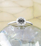 Eye of Providence Symbol With Double Pyramid Ring | Woot & Hammy