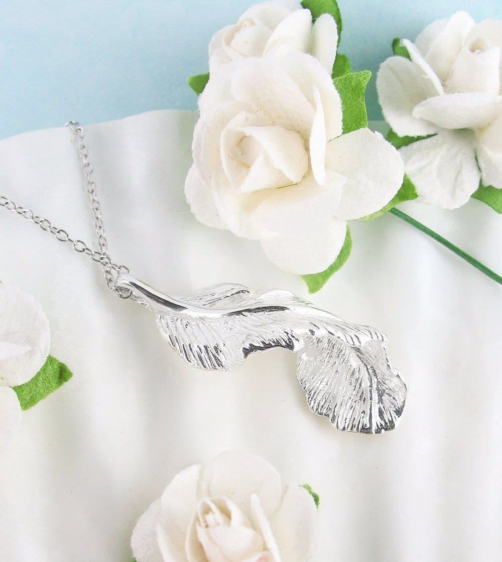Falling Feather Necklace - woot & hammy