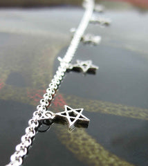 Five Tiny Pentagrams Bracelet | Woot & Hammy