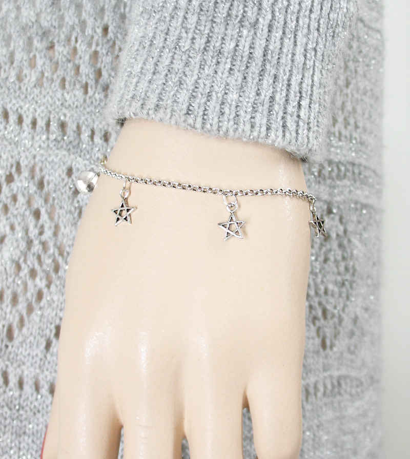 Five Tiny Pentagrams Bracelet | Woot & Hammy