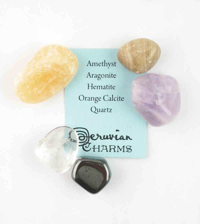 5 Healing Gemstones: Quartz Amethyst Hematite Orange Calcite Argonite | woot & hammy