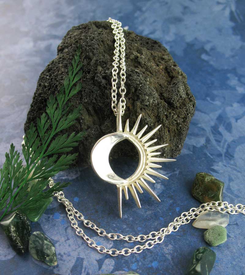 Minimalist Sun Celestial Pendant Necklace for Women – zodistyle